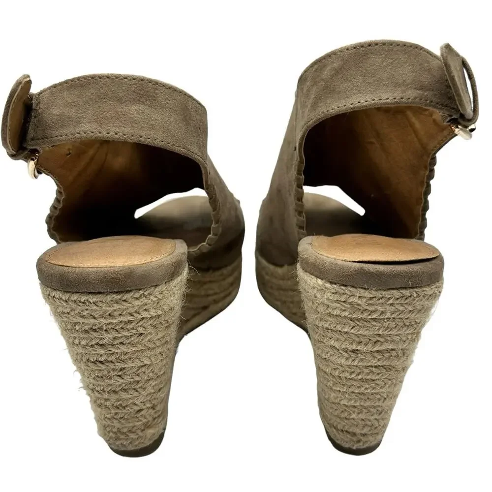 Report Suede Espadrille Wedges